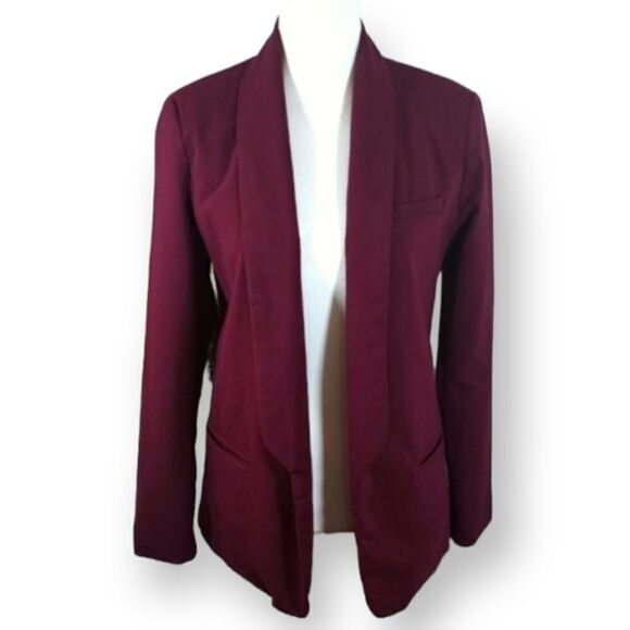 FOREVER 21 PLUM BLAZER SZ.S EUC - Picture 2 of 7